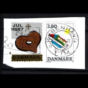 Brevklip m/bystempel K�benhavn - 140