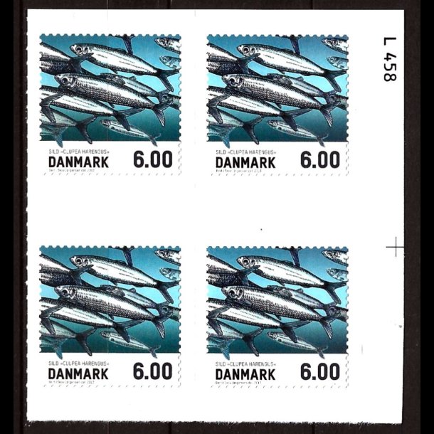 Danmark postfrisk marginalblok L1458