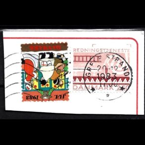 Brevklip m/bystempel Greve Strand - 144