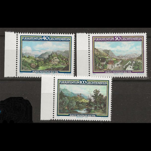 Liechtenstein postfrisk AFA nr. 800-802