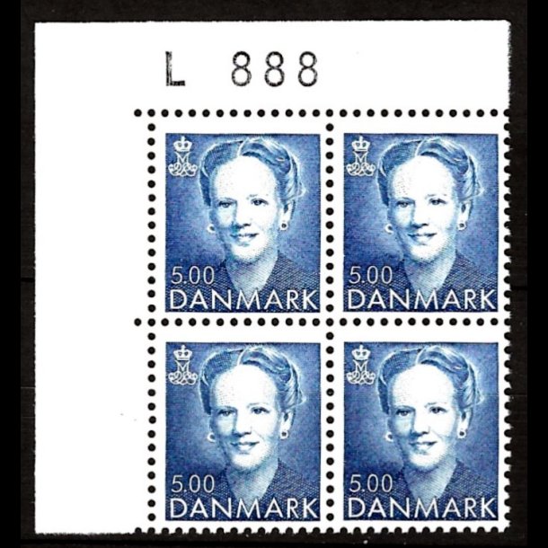 Danmark postfrisk marginalblok L888