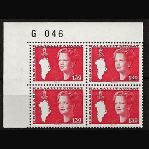Gr�nland marginalblok postfrisk G 046