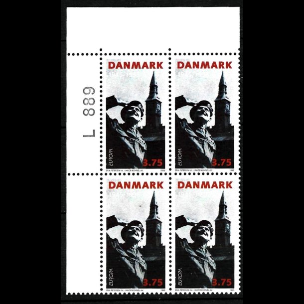 Danmark postfrisk marginalblok L889