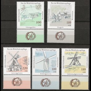 Vesttyskland Tyskland AFA nr. 2889-2893