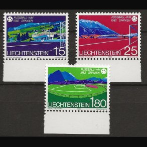 Liechtenstein postfrisk AFA nr. 793-795