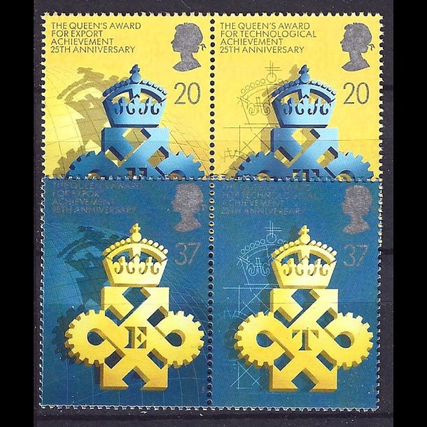 England postfrisk AFA 1395-1398 parstykker