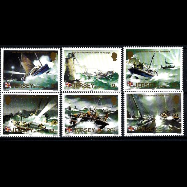 Jersey postfrisk AFA 314-319