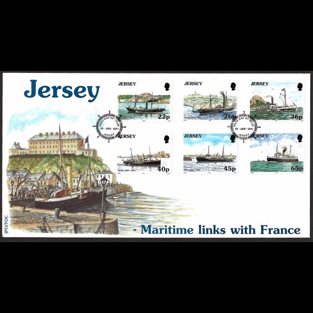 Jersey AFA 952-957 FDC