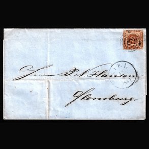 Danmark skillingsbrev AFA 4 uden indhold se billeder