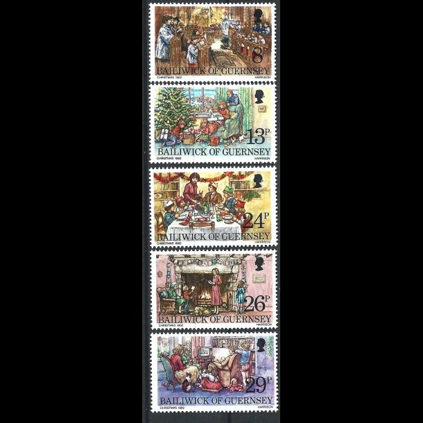 Guernsey postfrisk AFA 248-252