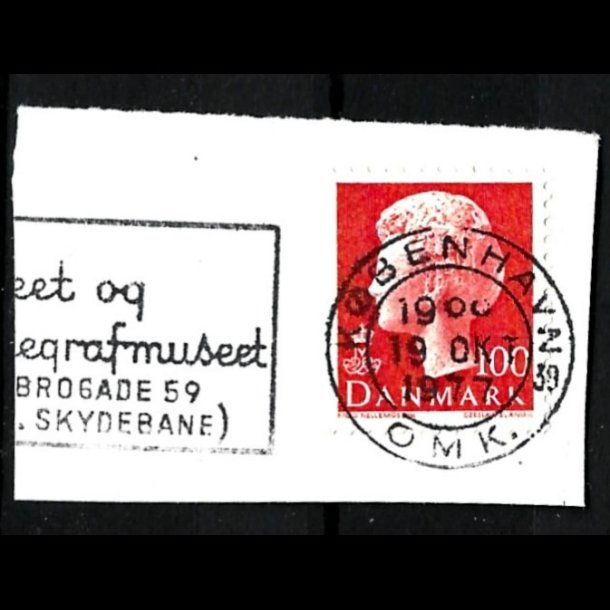 Brevklip m/bystempel Kbenhavn - 156