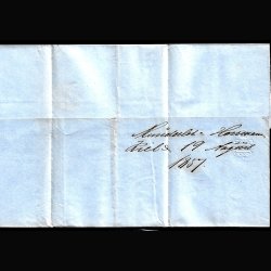 Danmark skillingsbrev AFA 4 uden indhold se billeder