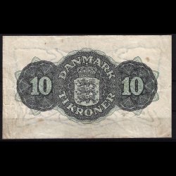 Danmark 10-kroner 1945-C Sieg 121 kval. 01/EF