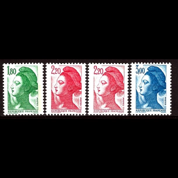 Frankrig postfrisk AFA 2582-2584 (+2583a)