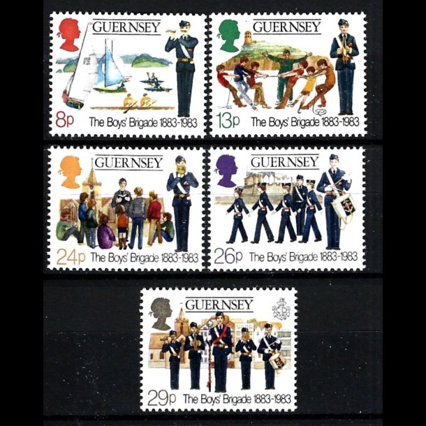 Guernsey postfrisk AFA 253-257