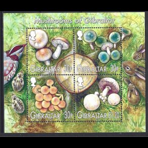 Gibraltar postfrisk AFA 1053-1056 miniark