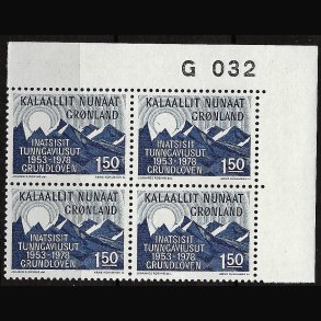 Gr�nland marginalblok postfrisk G 032