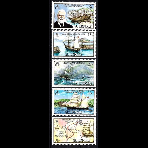 Guernsey postfrisk AFA 267-271