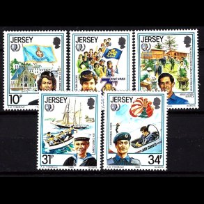 Jersey postfrisk AFA 340-344