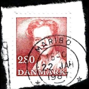 Brevklip m/bystempel Maribo - 168