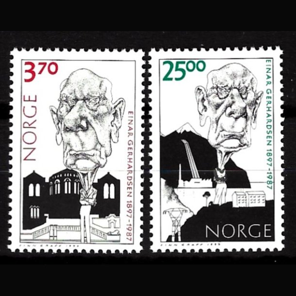 Norge postfrisk AFA 1255-1256