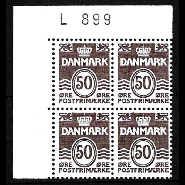 Danmark postfrisk marginalblok L899