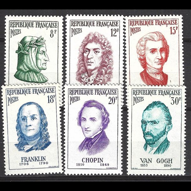 Frankrig postfrisk AFA 1118-1123