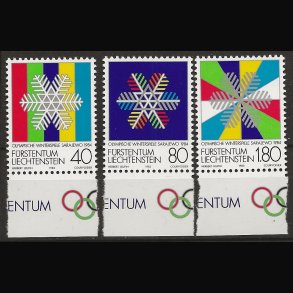 Liechtenstein postfrisk AFA nr. 828-830