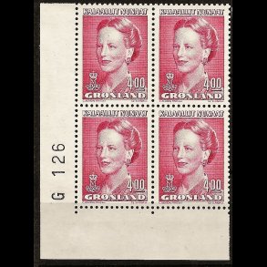 Gr�nland marginalblok postfrisk G 126