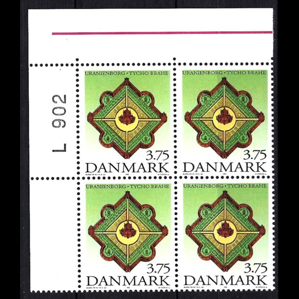 Danmark postfrisk marginalblok L902