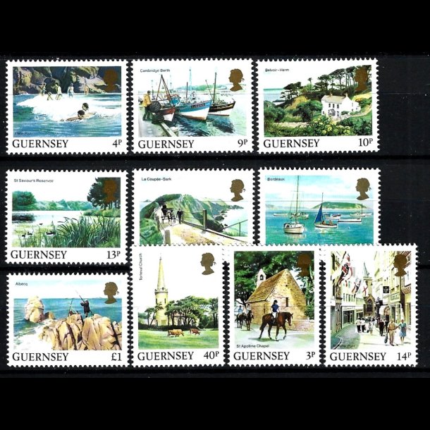 Guernsey postfrisk AFA 281-290