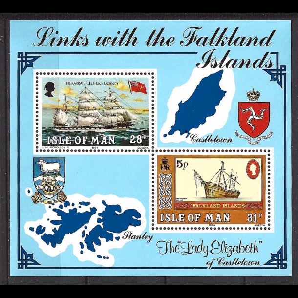 �en Man postfrisk AFA 242+244 miniark