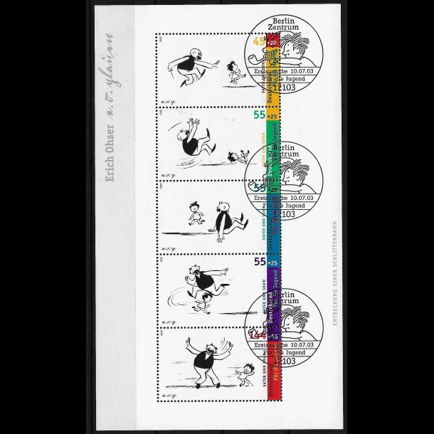 Miniark stemplet AFA 3273-3277