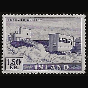 Island AFA 307 postfrisk