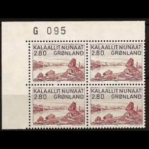 Gr�nland marginalblok postfrisk G 095