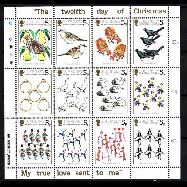 Guernsey postfrisk AFA 291-302