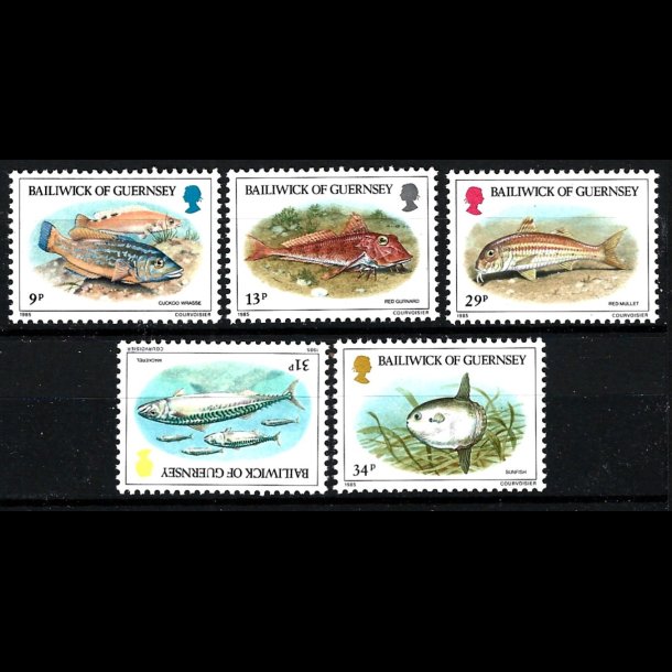 Guernsey postfrisk AFA 307-311