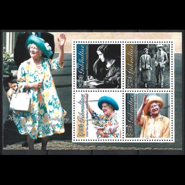 Gibraltar postfrisk AFA 933-936 miniark