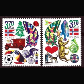 Norge postfrisk AFA 1261-1262