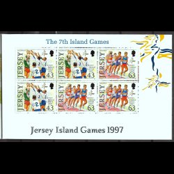 Jersey AFA 777-782 postfrisk prestigehfte se billeder 4 stk af hver