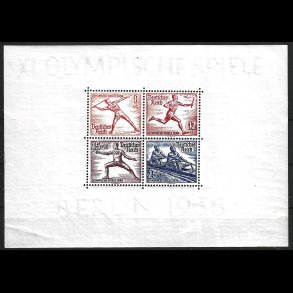 Tyske Rige AFA 623-626 postfrisk miniark afa KR. 1.000,00