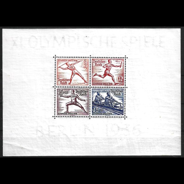 Tyske Rige AFA 623-626 postfrisk miniark afa KR. 1.000,00