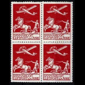 Danmark AFA 146 postfrisk 4-blok AFA kr. 3.800,00