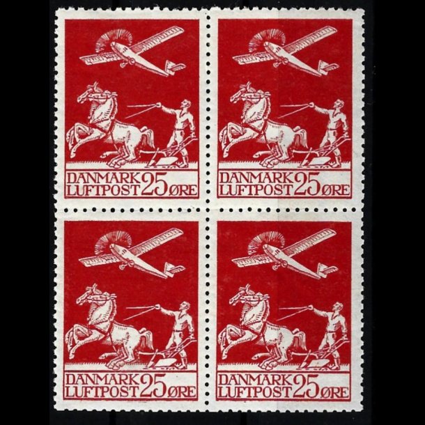 Danmark AFA 146 postfrisk 4-blok AFA kr. 3.800,00