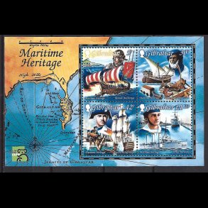 Gibraltar postfrisk AFA 870-873 miniark