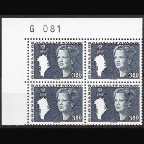 Gr�nland marginalblok postfrisk G 081