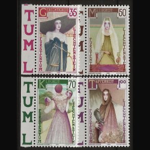 Liechtenstein postfrisk AFA nr. 865-868