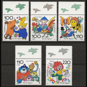 Vesttyskland Tyskland AFA nr. 2932-2936