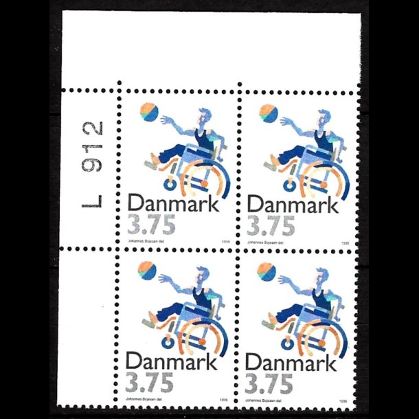 Danmark postfrisk marginalblok L912