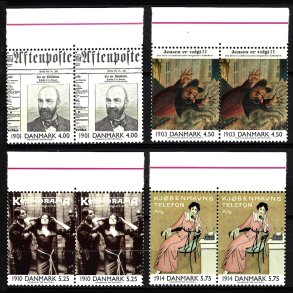 Danmark parstykker postfrisk AFA 1235-1238 s9